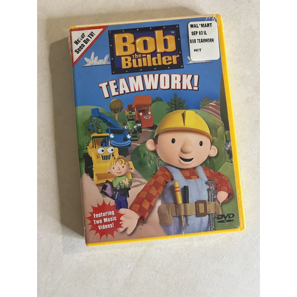 Bob the Builder Teamwork DVD 2003 Kids HIT Entertainment New Sealed 24016